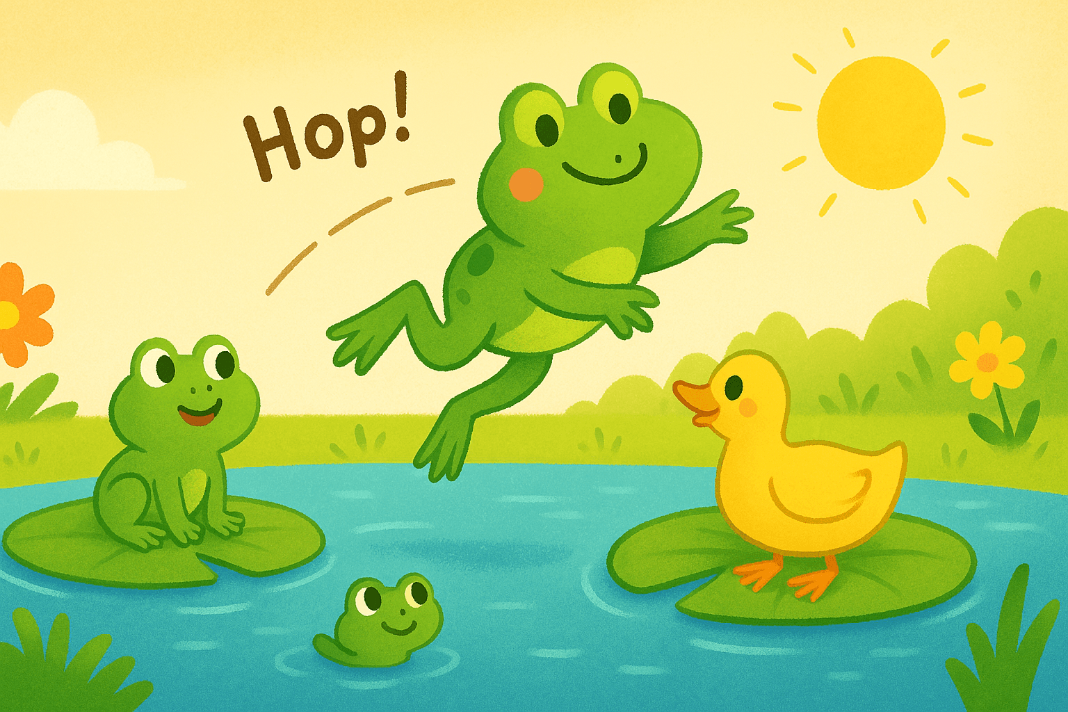 Katak Kecil Melompat